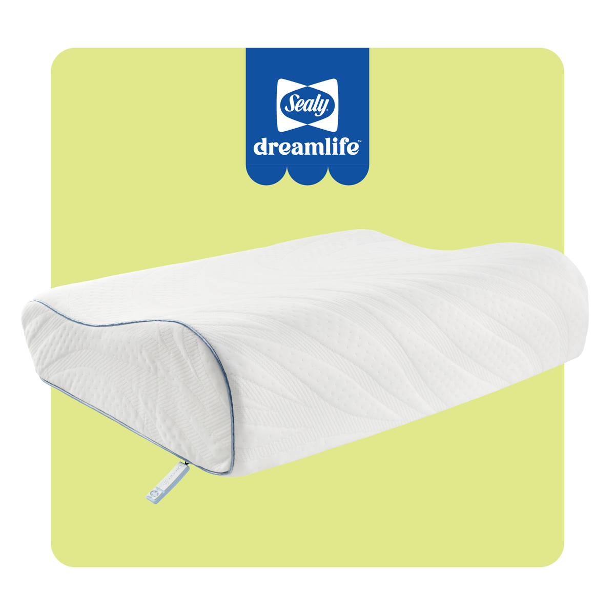 Sealy Dreamlife Memory Foam Contour Pillow Standard Size