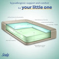 Sealy® Orion™ Lightweight Antibacterial 2-Stage Baby & Toddler Crib Mattress