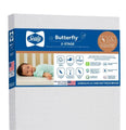 Sealy® Butterfly Antibacterial 2-Stage Foam Crib and Toddler Mattress