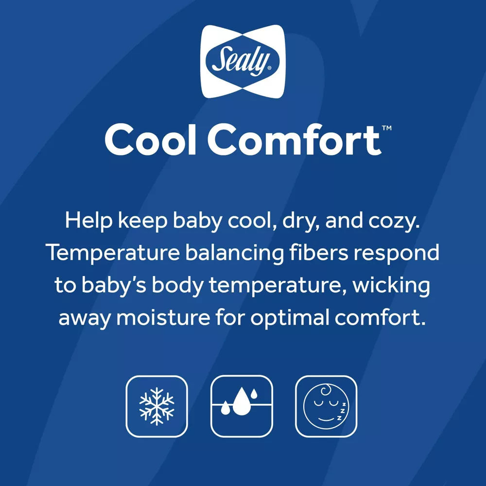 Sealy Cool Comfort Crib Mattress Pad