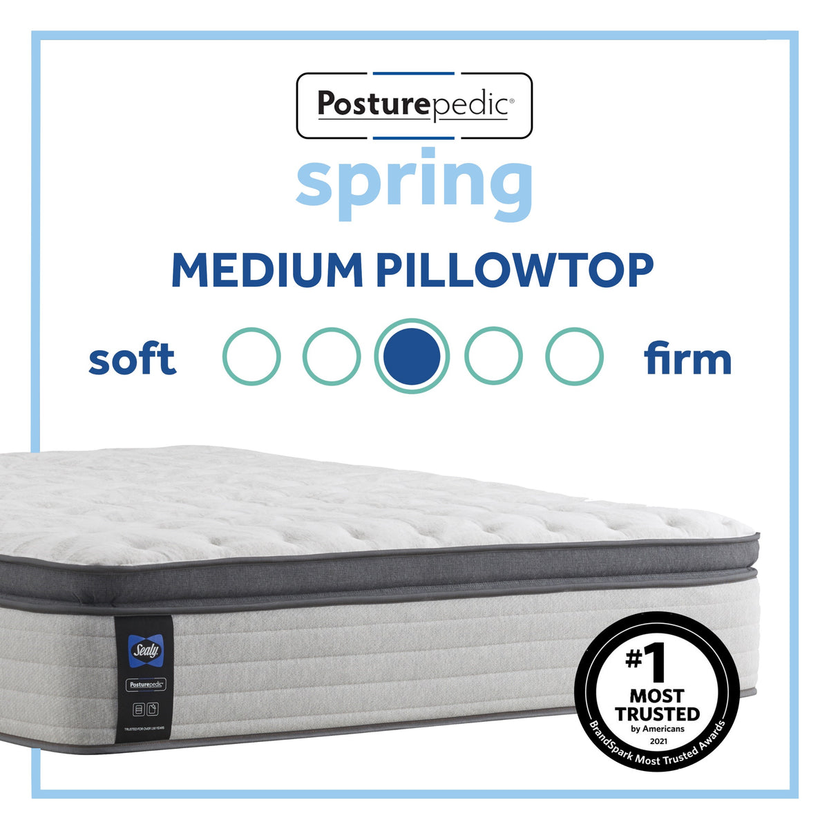 Sealy Posturepedic® Plus 12-inch Ultra Firm mattress I Satisfied II
