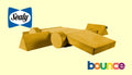 Bounce | Kids Play Couch - Mellow Yellow