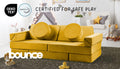 Bounce | Kids Play Couch - Mellow Yellow