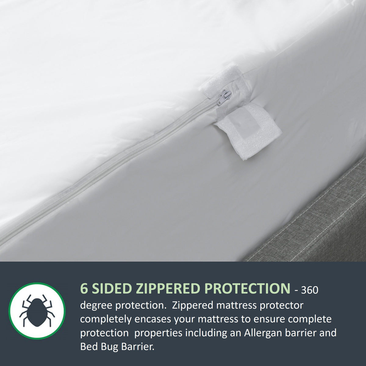 Sealy® Mattress Protector Allergy Advanced Zippered Mattress Protect