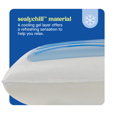 シーリー 3Dジェルピロー SEALY PILLOW 新品未使用 Sealy® Dreamlife™ Memory Foam Gel Pillow - Standard Size