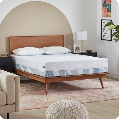 Sealy® Dreamlife™ 2” Gel Memory Foam Mattress Topper with Cooling Cove