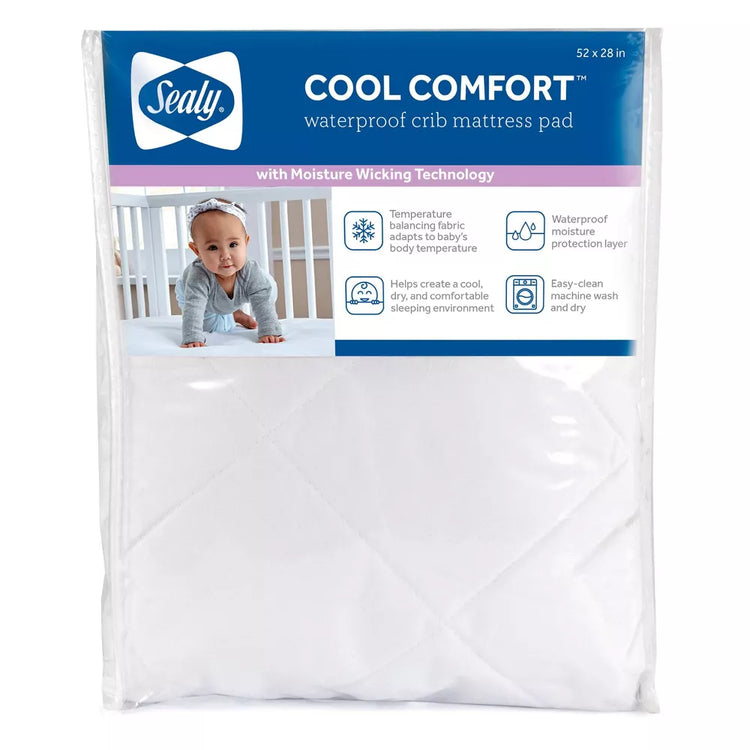 Sealy Cool Comfort Crib Mattress Pad