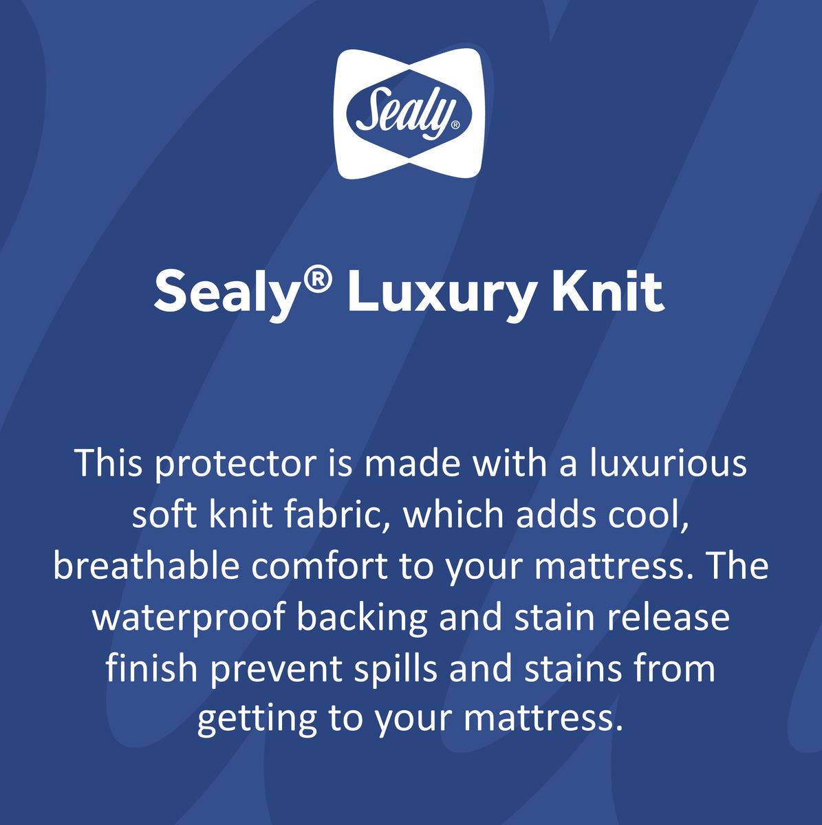 Sealy® Mattress Protector Sealy Luxury Knit Mattress Protector