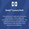 Sealy® Mattress Protector -  Sealy Luxury Knit Mattress Protector