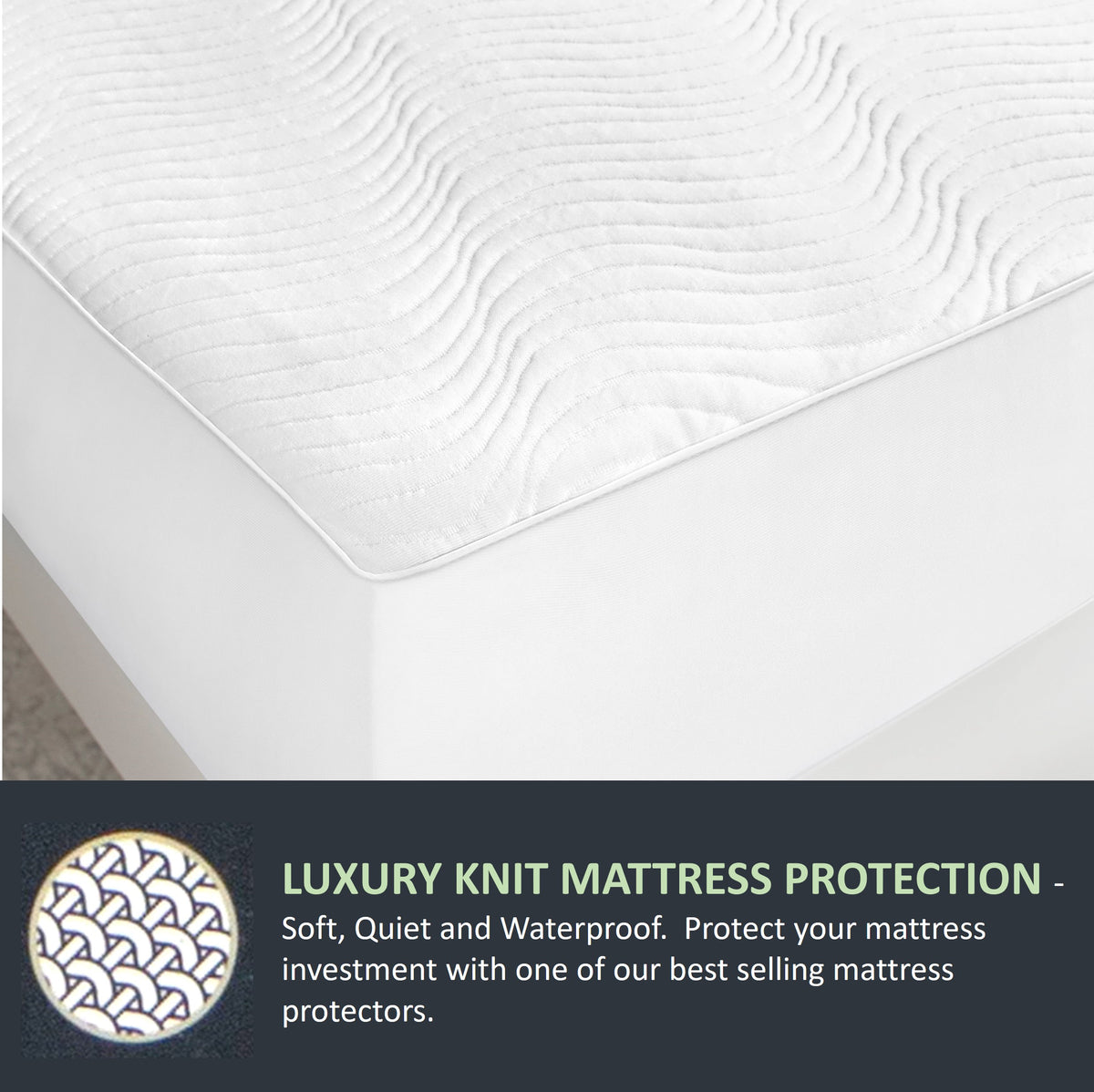 Sealy® Mattress Protector - Sealy Luxury Knit Mattress Protector